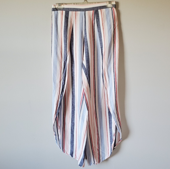 Anthropologie Pants - Anthro Drew Whitney Tulip Wrap Linen Blend Pants